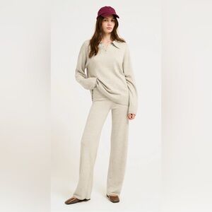 Rumored Cream Cashmere Knit Set